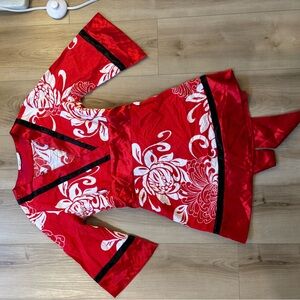 Ricki's Red and White Floral Top